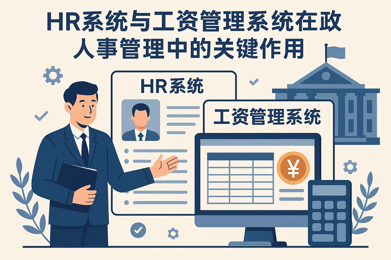 HR系统与工资管理系统在政府人事管理中的关键作用