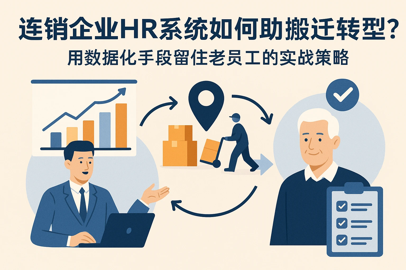 连锁企业HR系统如何助力搬迁转型？用数据化手段留住老员工的实战策略