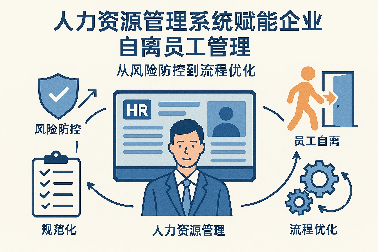 人力资源管理系统赋能企业自离员工管理：从风险防控到流程优化