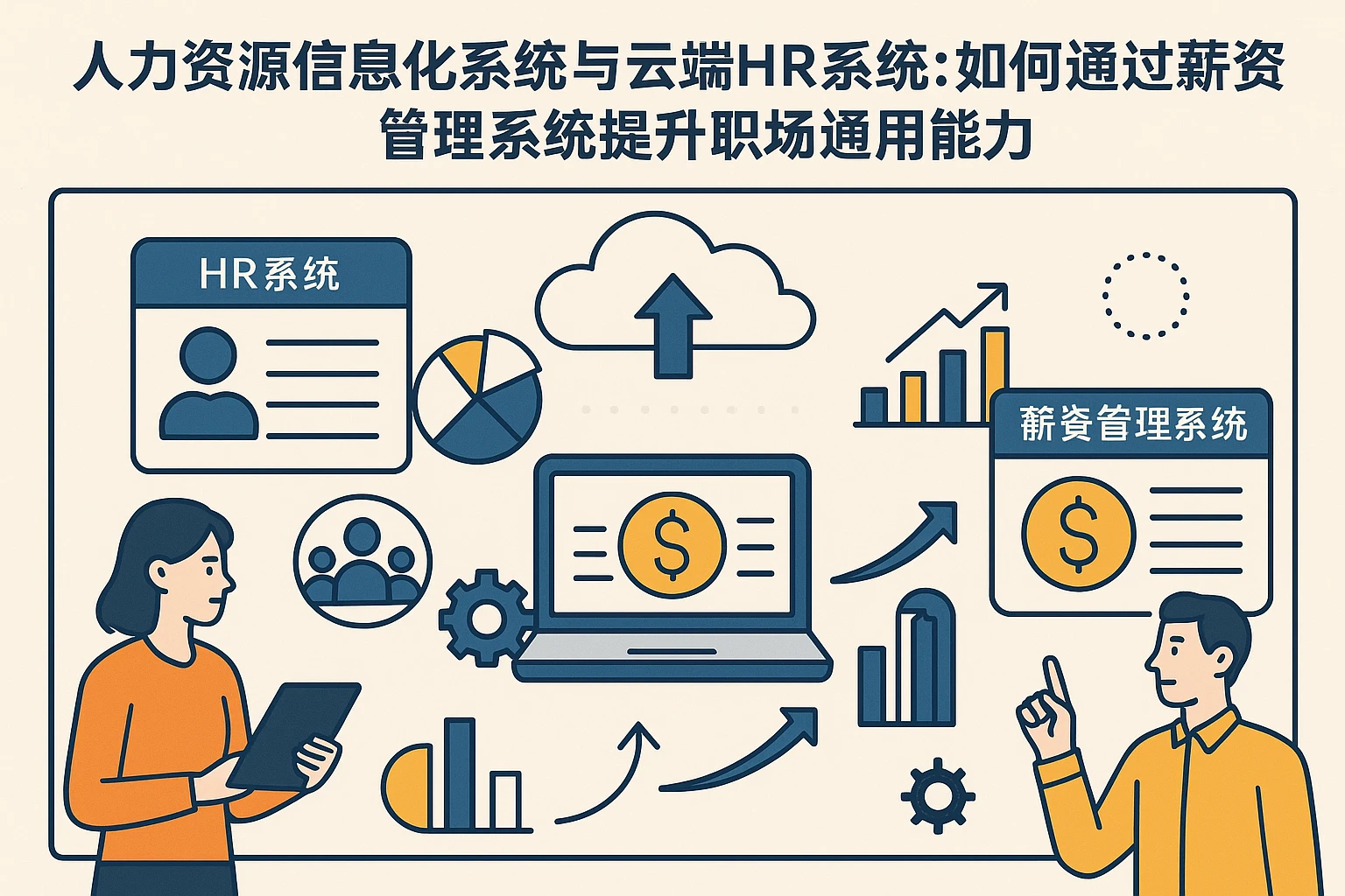 人力资源信息化系统与云端HR系统：如何通过薪资管理系统提升职场通用能力