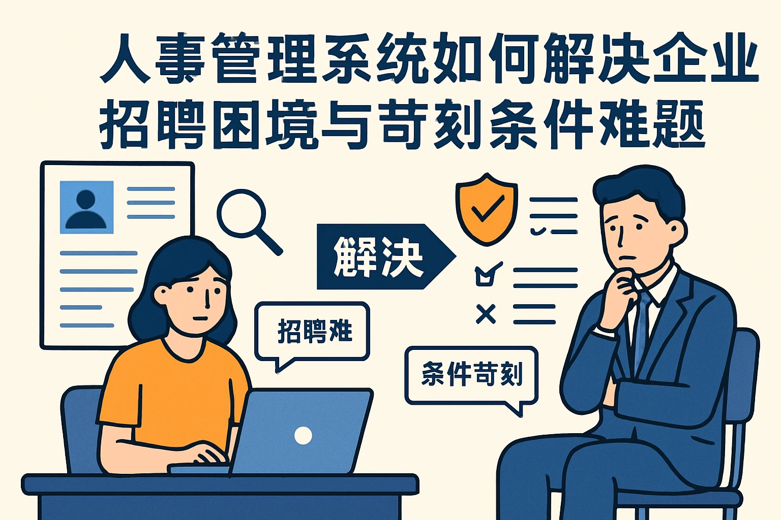 人事管理系统如何解决企业招聘困境与苛刻条件难题