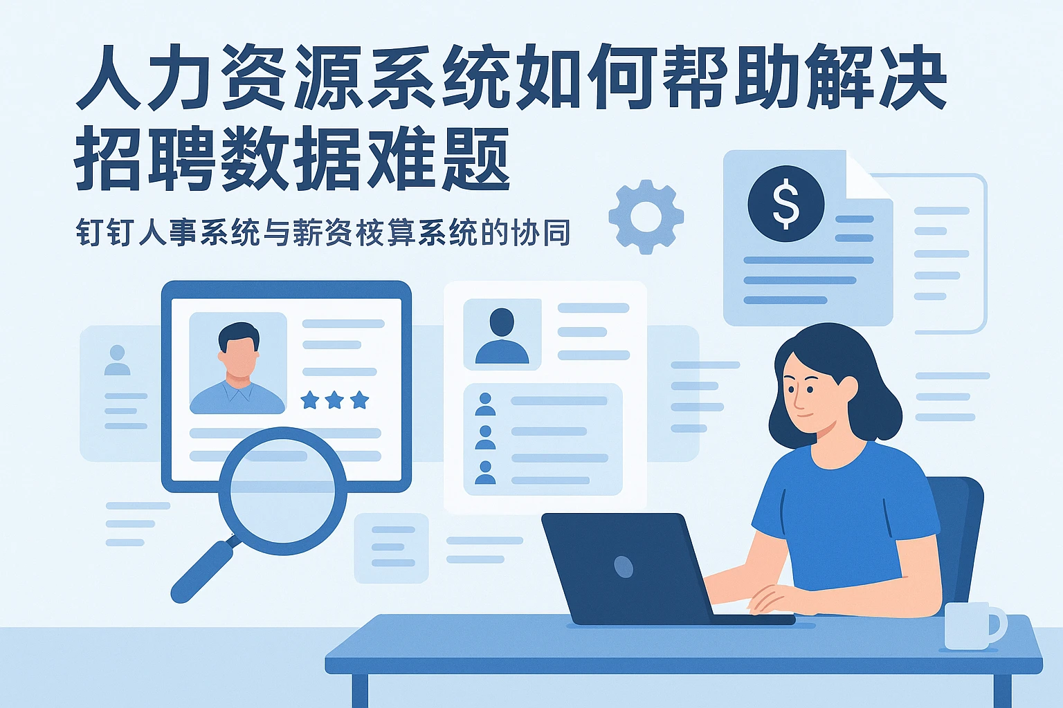 人力资源系统如何帮助解决招聘数据难题——钉钉人事系统与薪资核算系统的协同应用