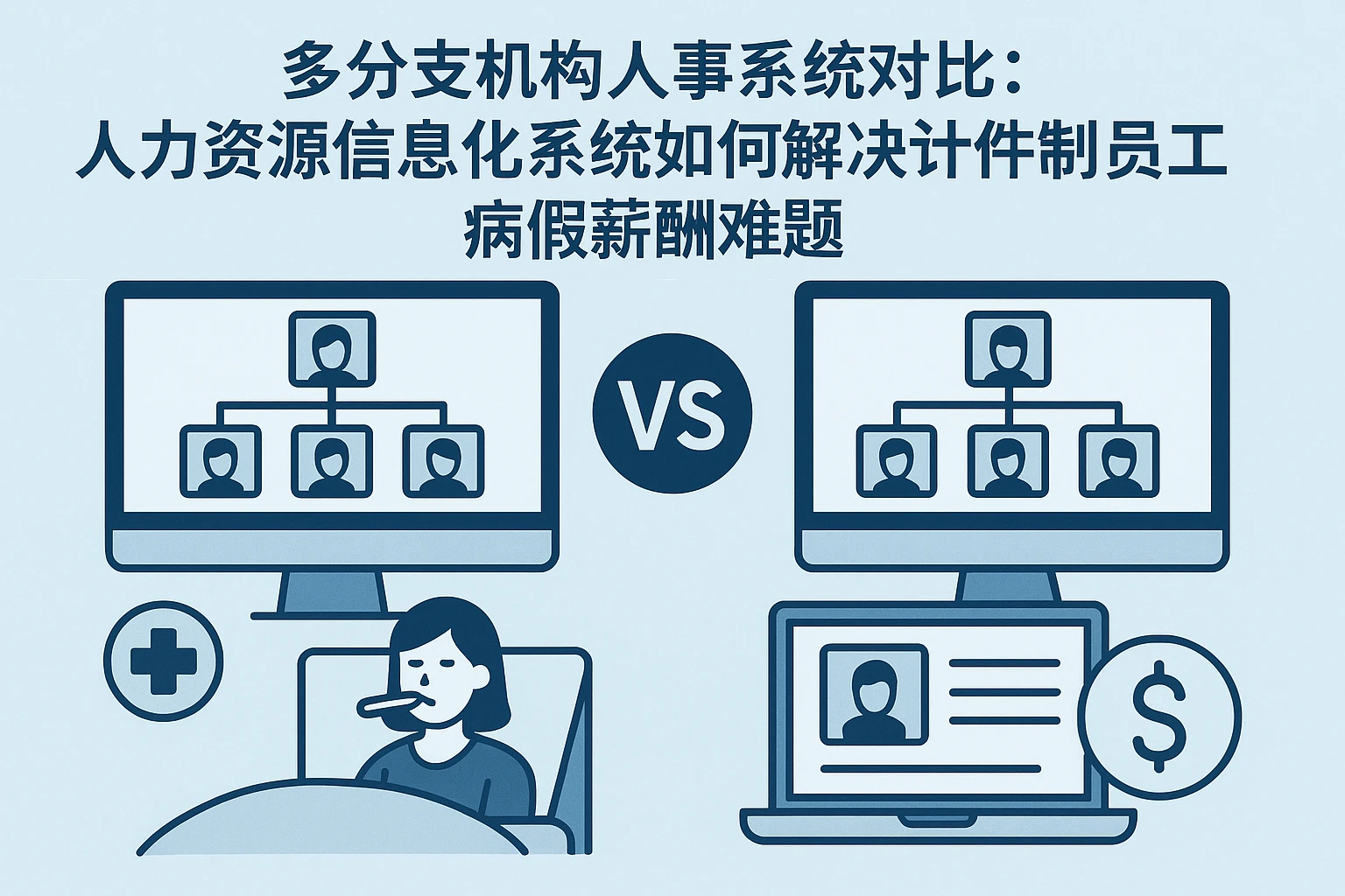 多分支机构人事系统对比：人力资源信息化系统如何解决计件制员工病假薪酬难题