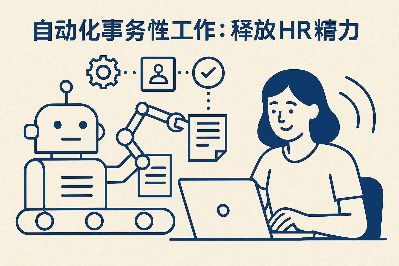 2. 自动化事务性工作:释放HR精力