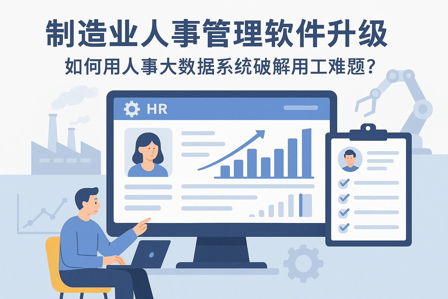 制造业人事管理软件升级：如何用人事大数据系统破解用工难题？