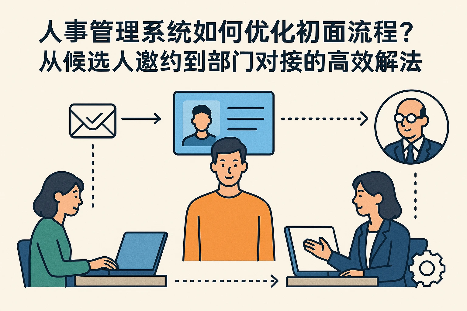 人事管理系统如何优化初面流程？从候选人邀约到部门对接的高效解法