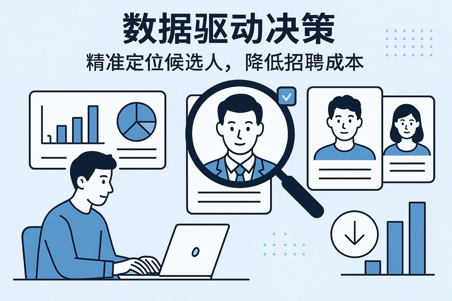 2. 数据驱动决策:精准定位候选人,降低招聘成本