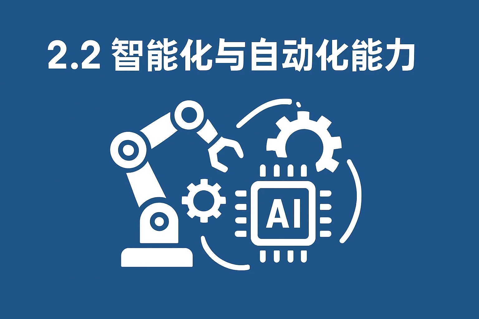 2.2 智能化与自动化能力