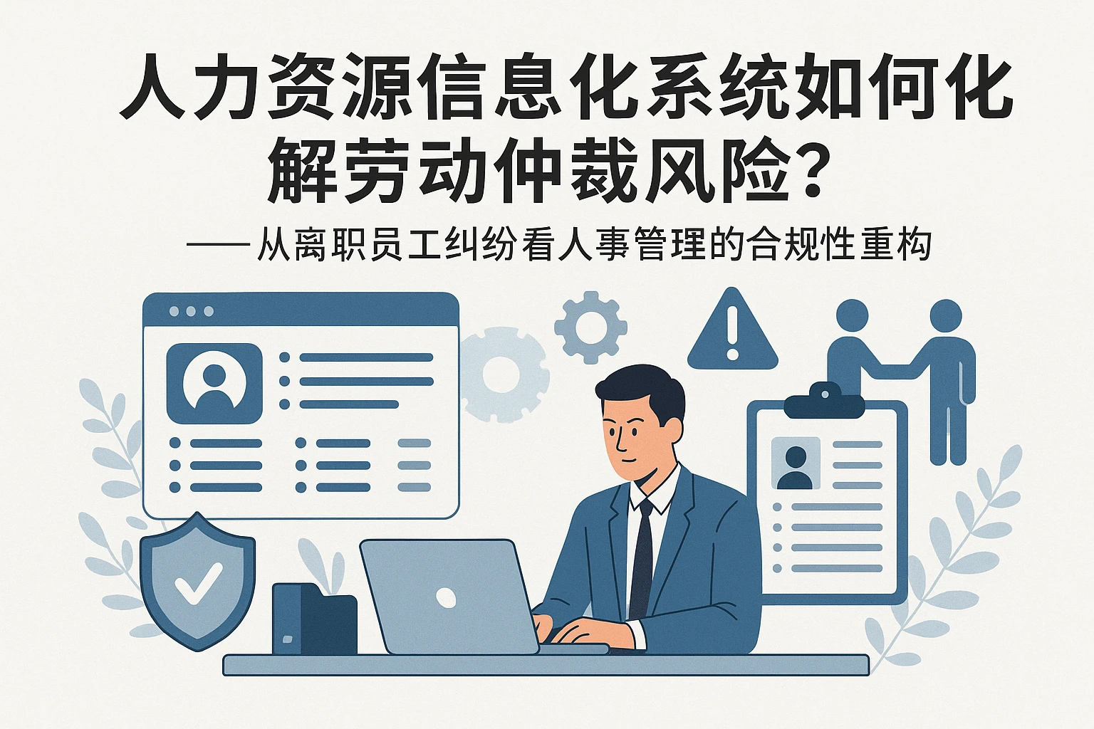 人力资源信息化系统如何化解劳动仲裁风险？——从离职员工纠纷看人事管理的合规性重构