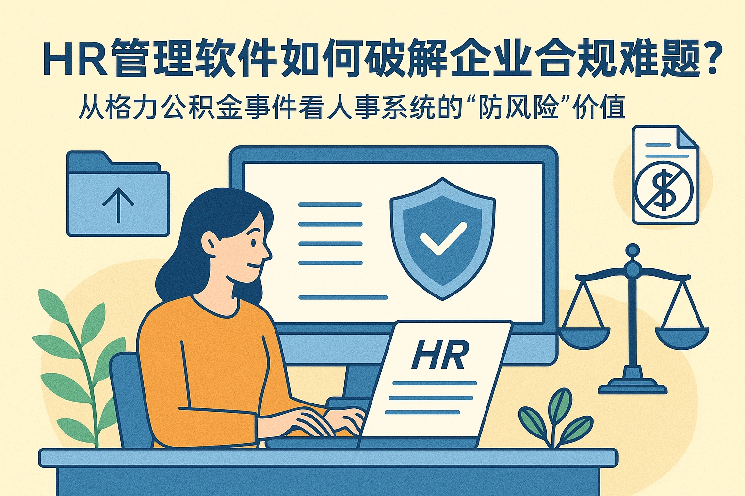 HR管理软件如何破解企业合规难题？从格力公积金事件看人事系统的“防风险”价值