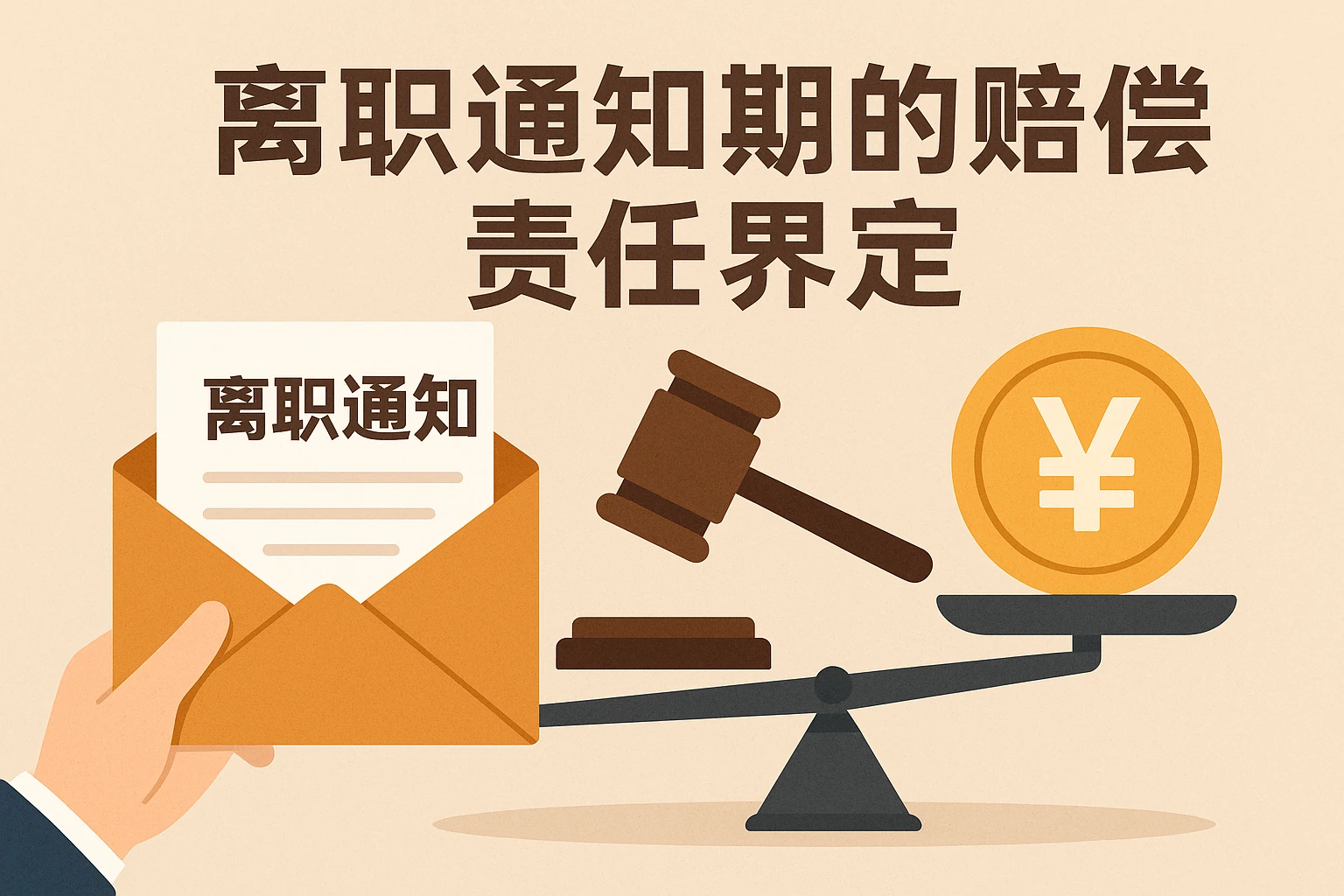 离职通知期的赔偿责任界定