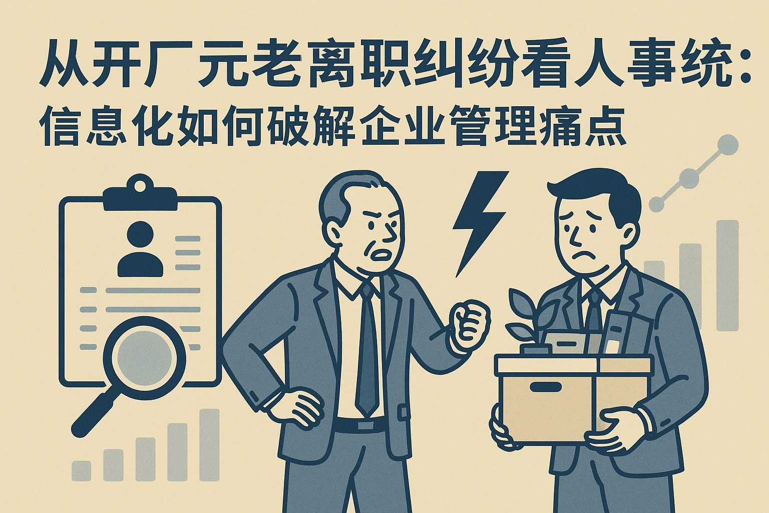 从开厂元老离职纠纷看人事系统：信息化如何破解企业管理痛点