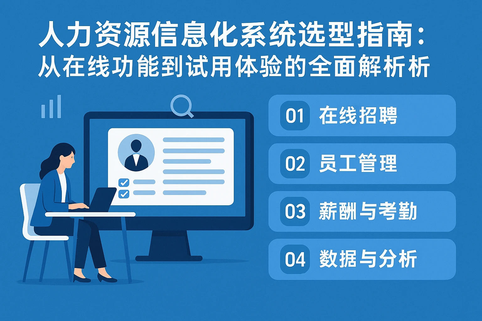 人力资源信息化系统选型指南：从在线功能到试用体验的全面解析