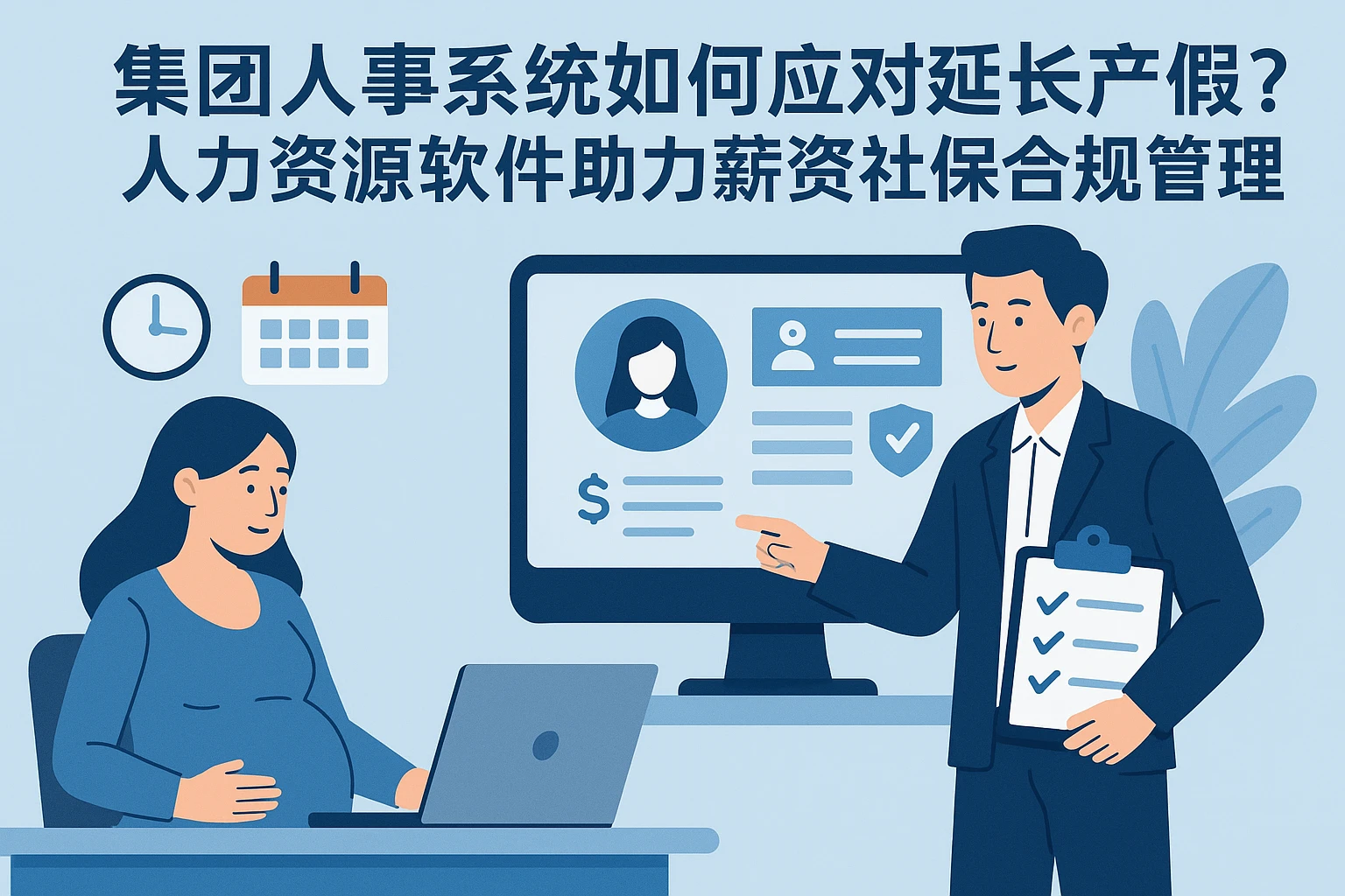 集团人事系统如何应对延长产假？人力资源软件助力薪资社保合规管理