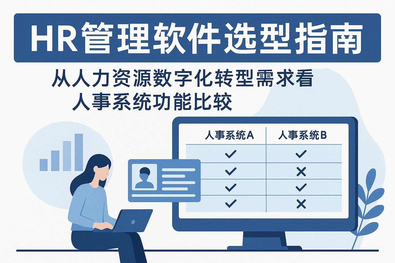 HR管理软件选型指南：从人力资源数字化转型需求看人事系统功能比较