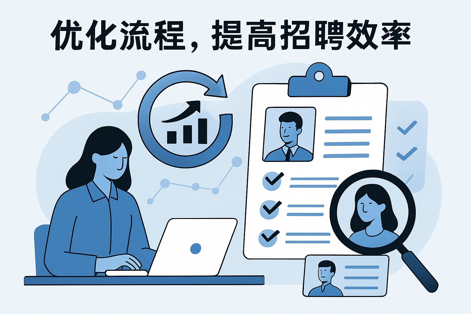 2. 优化流程，提高招聘效率