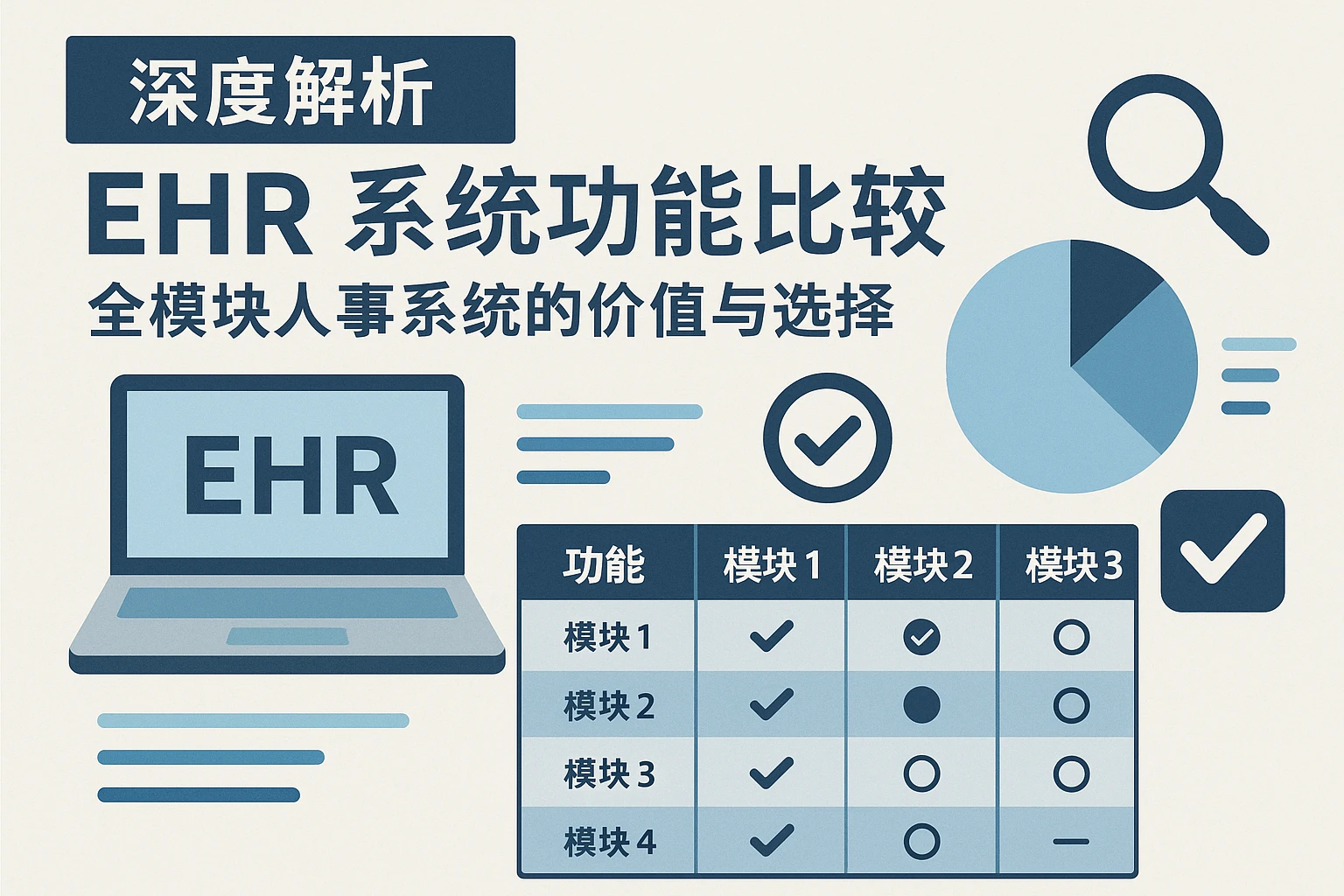 深度解析ehr系统功能比较:全模块人事系统的价值与选择