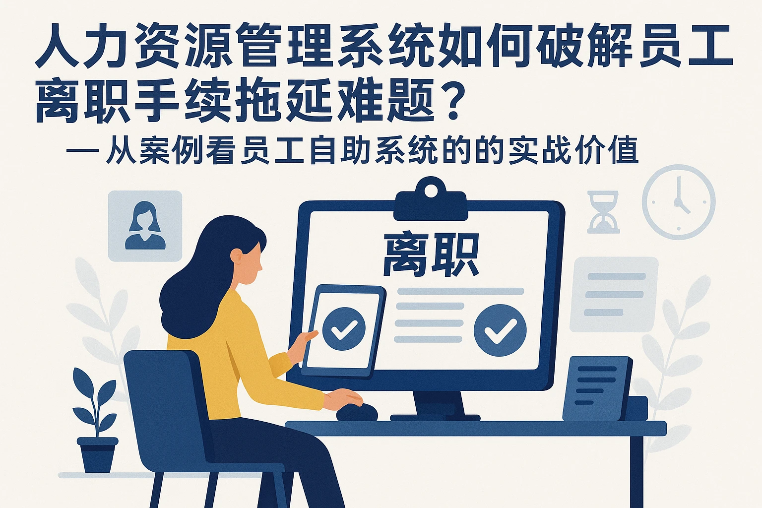 人力资源管理系统如何破解员工离职手续拖延难题？——从案例看员工自助系统的实战价值