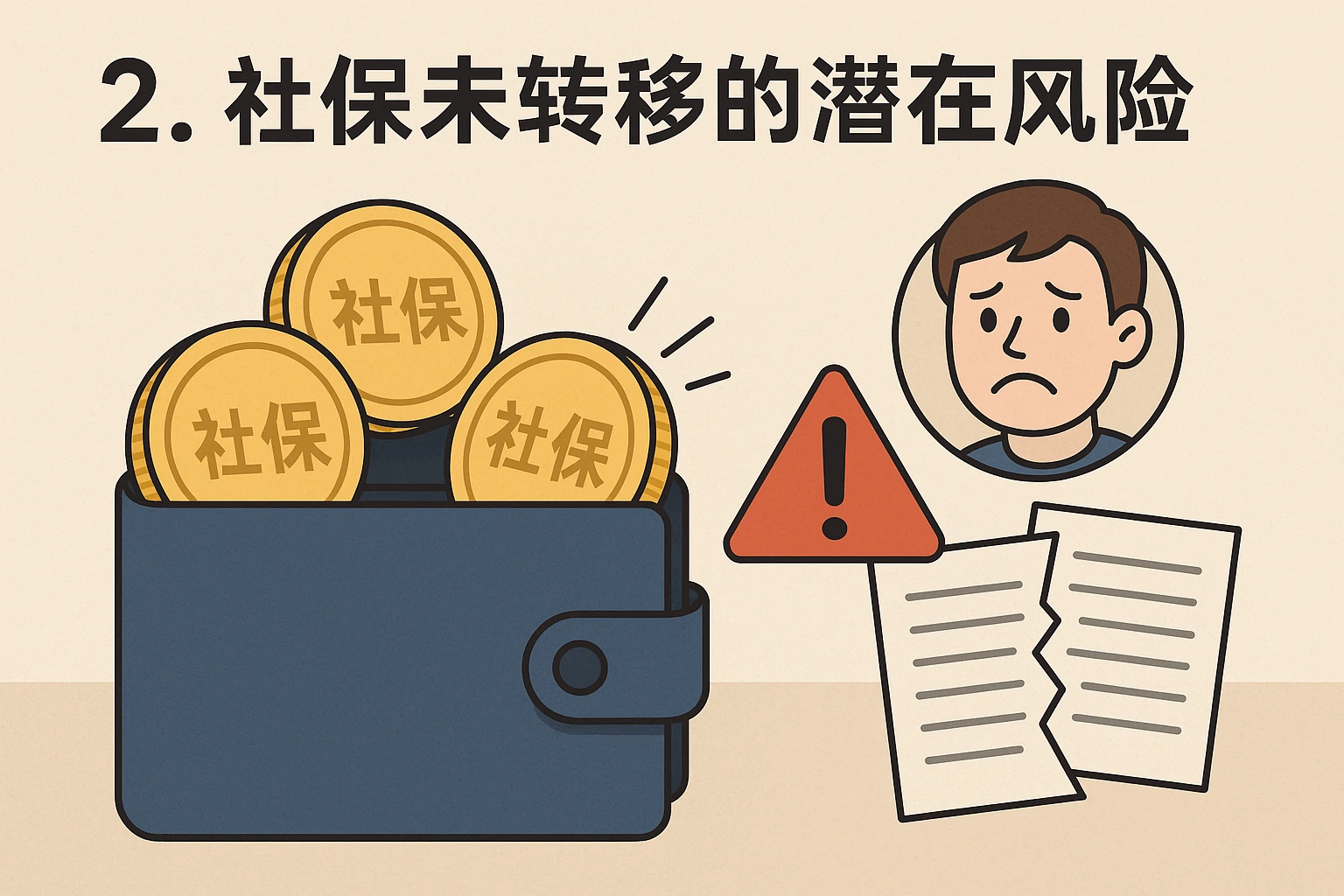 2. 社保未转移的潜在风险