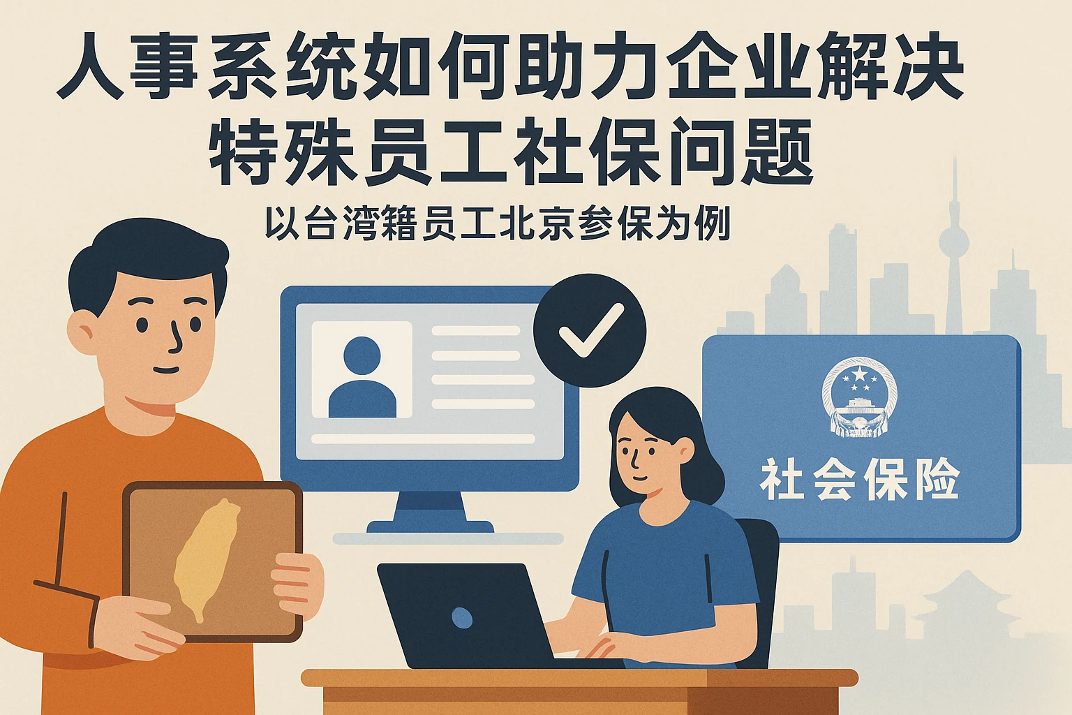 人事系统如何助力企业解决特殊员工社保问题——以台湾籍员工北京参保为例