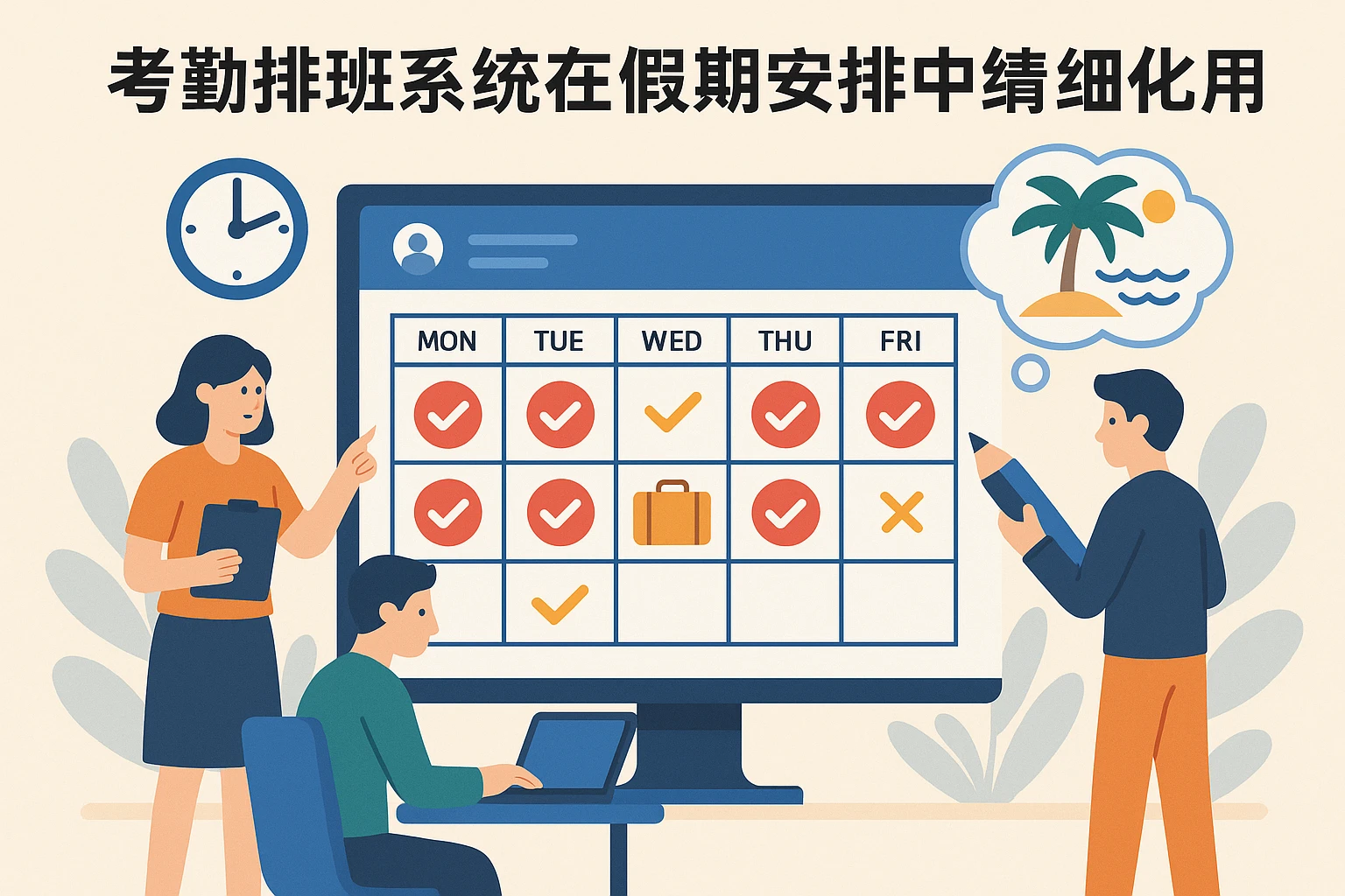 考勤排班系统在假期安排中的精细化应用