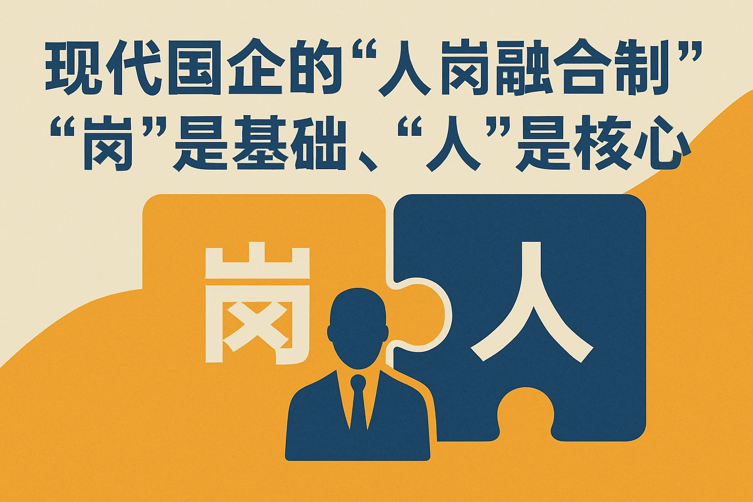 2. 现代国企的“人岗融合制”：“岗”是基础，“人”是核心