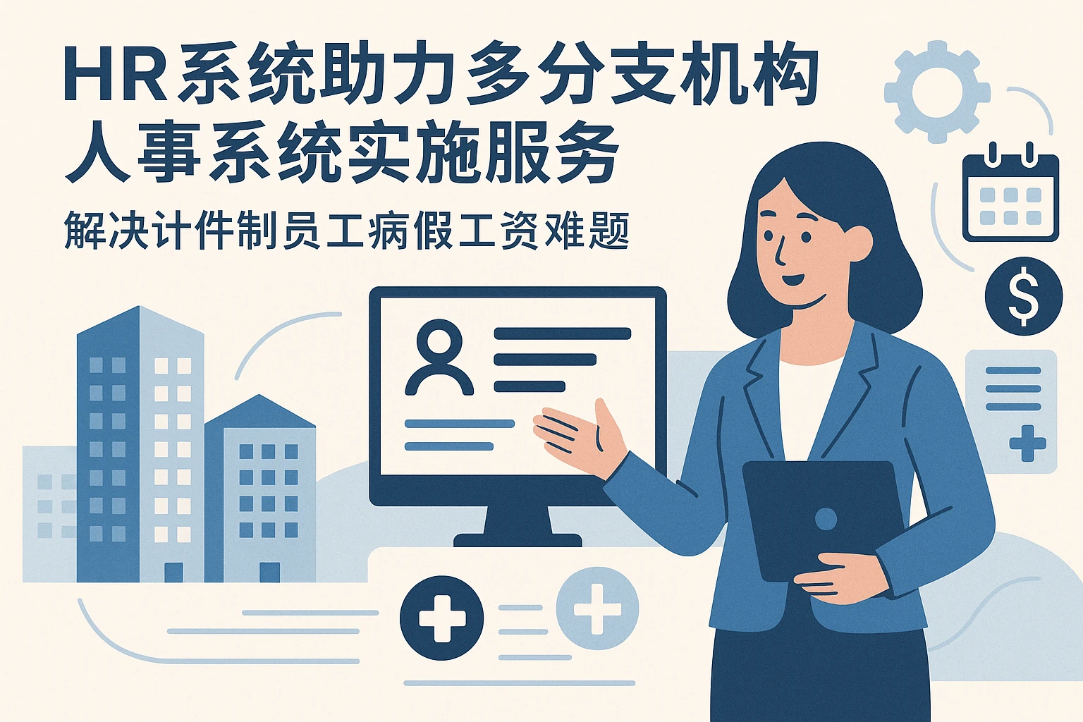 HR系统助力多分支机构人事系统实施服务：解决计件制员工病假工资难题