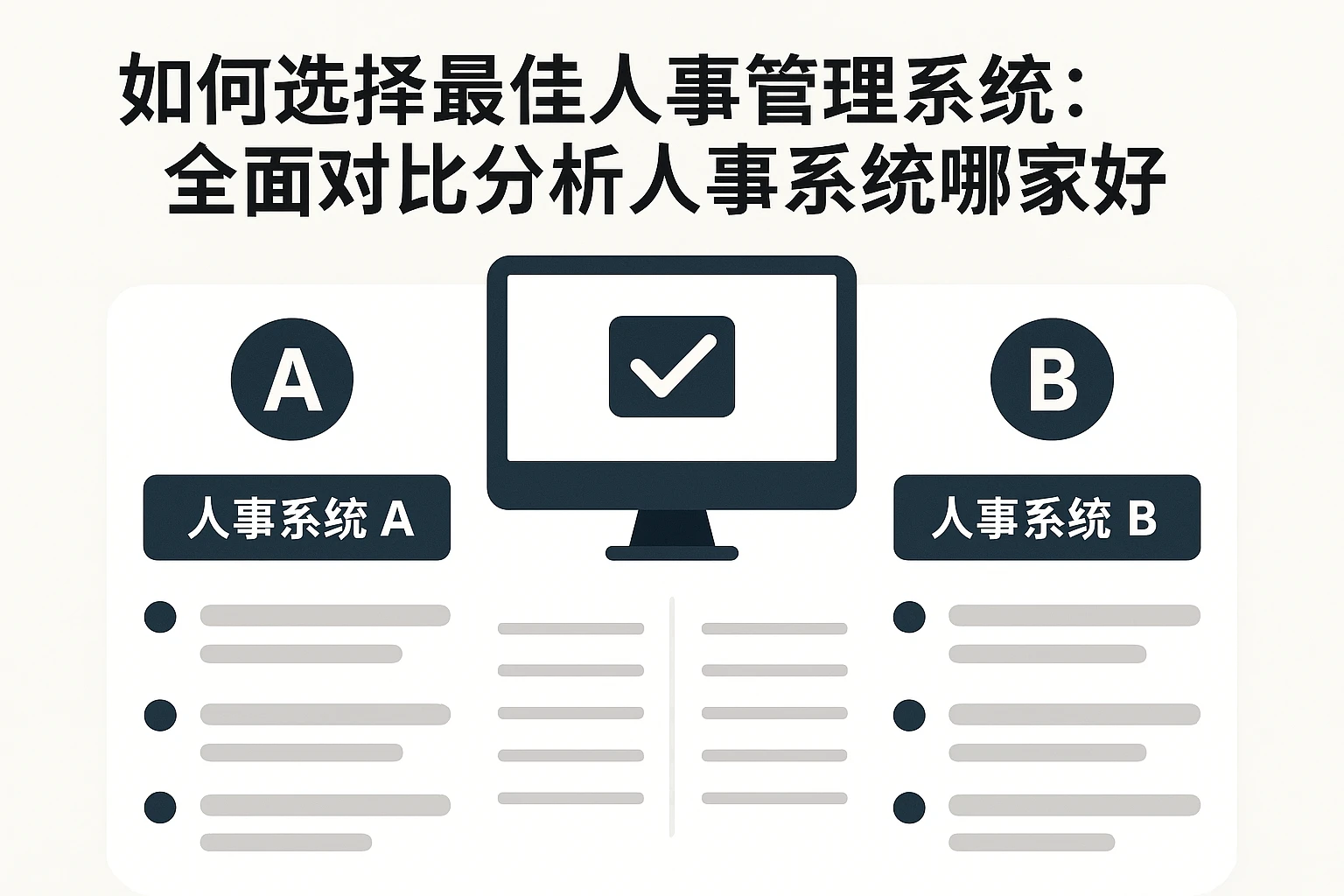 如何选择最佳人事管理系统：全面对比分析人事系统哪家好