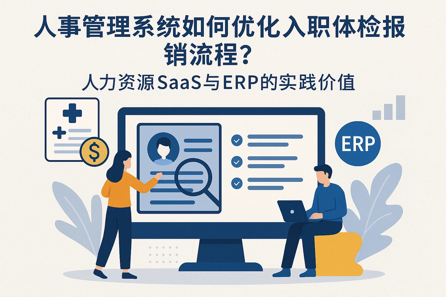 人事管理系统如何优化入职体检报销流程?人力资源SaaS与ERP的实践价值