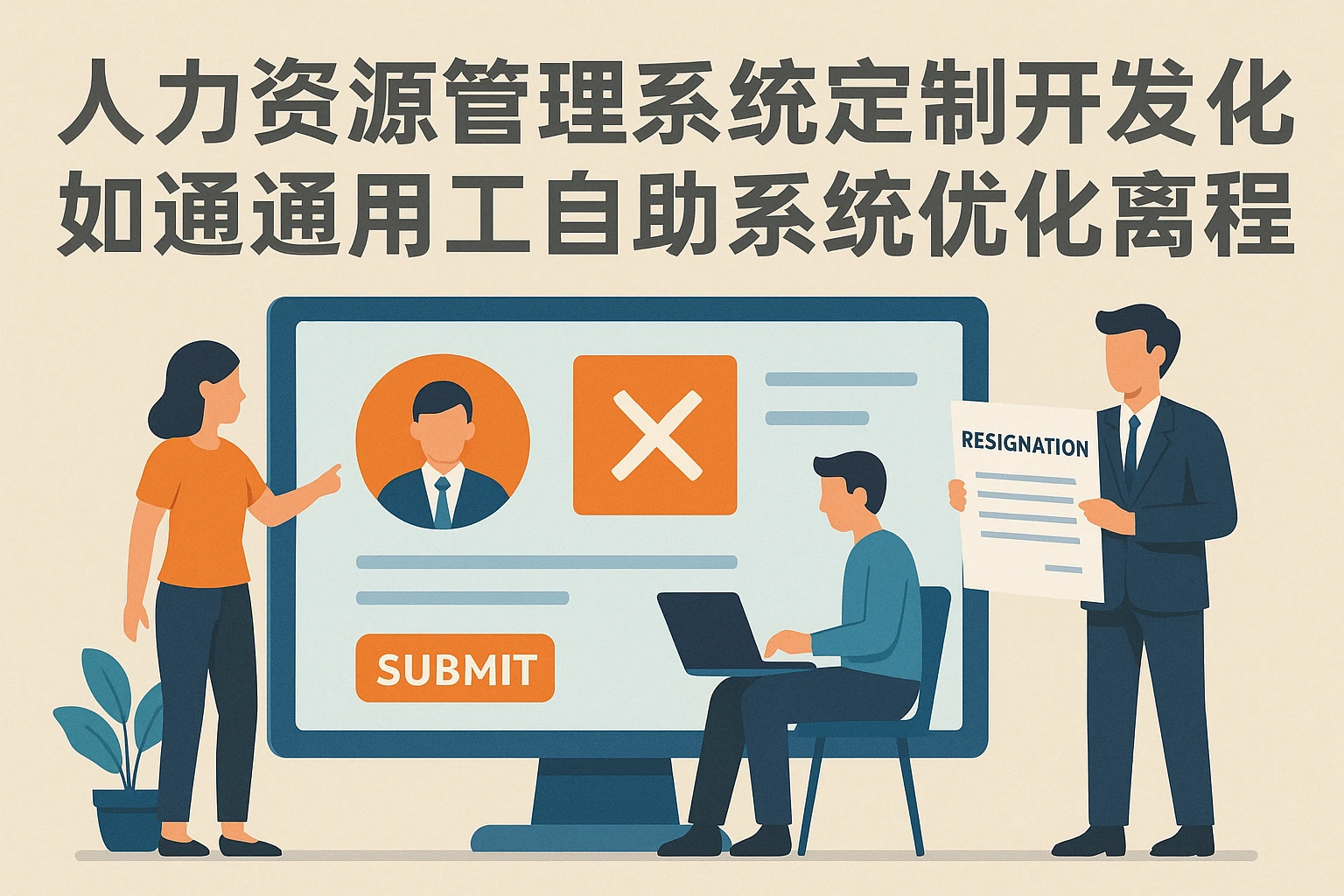 人力资源管理系统定制开发如何通过员工自助系统优化离职流程