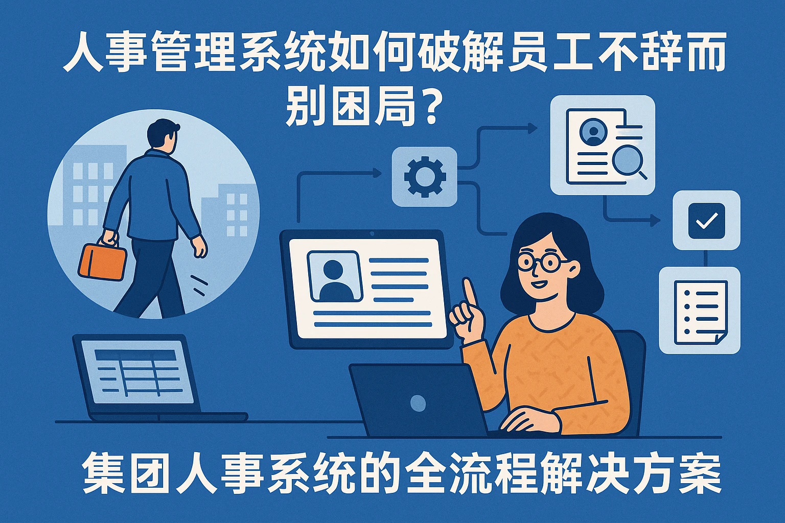 人事管理系统如何破解员工不辞而别困局？集团人事系统的全流程解决方案