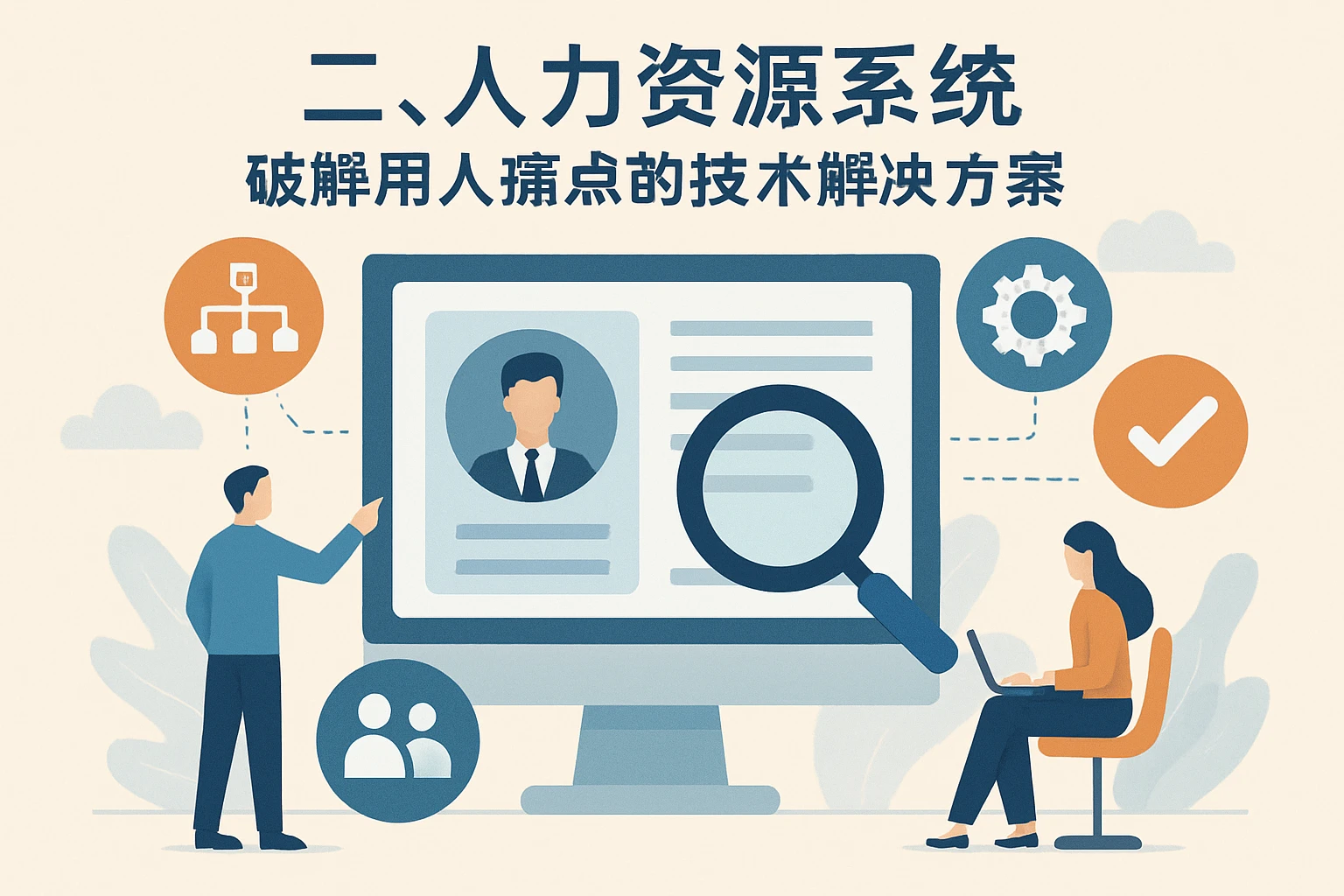 二、人力资源系统：破解用人痛点的技术解决方案