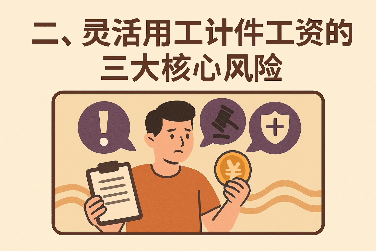 二、灵活用工计件工资的三大核心风险