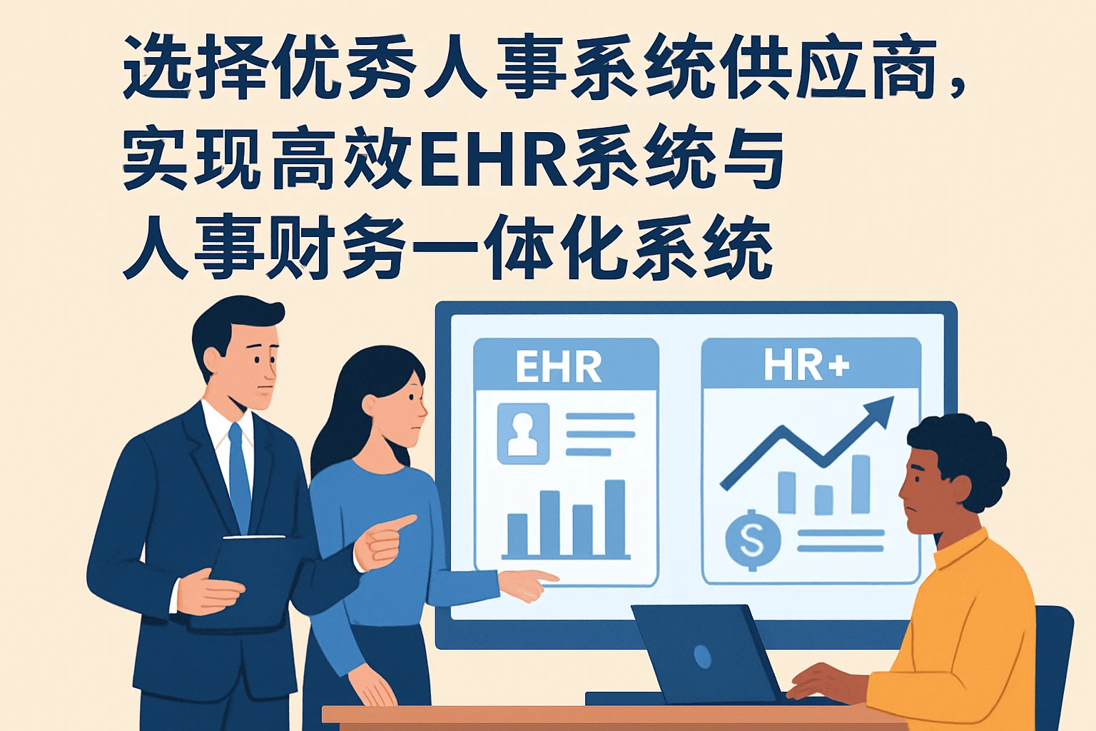 选择优秀人事系统供应商,实现高效EHR系统与人事财务一体化系统