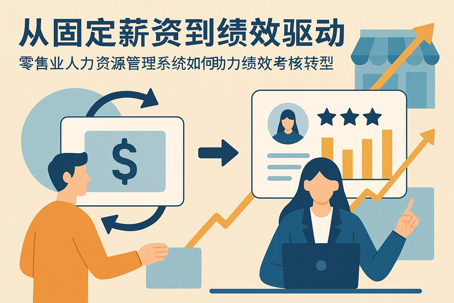 从固定薪资到绩效驱动：零售业人力资源管理系统如何助力绩效考核转型