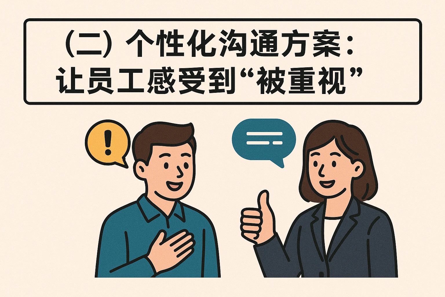 （二）个性化沟通方案：让员工感受到“被重视”