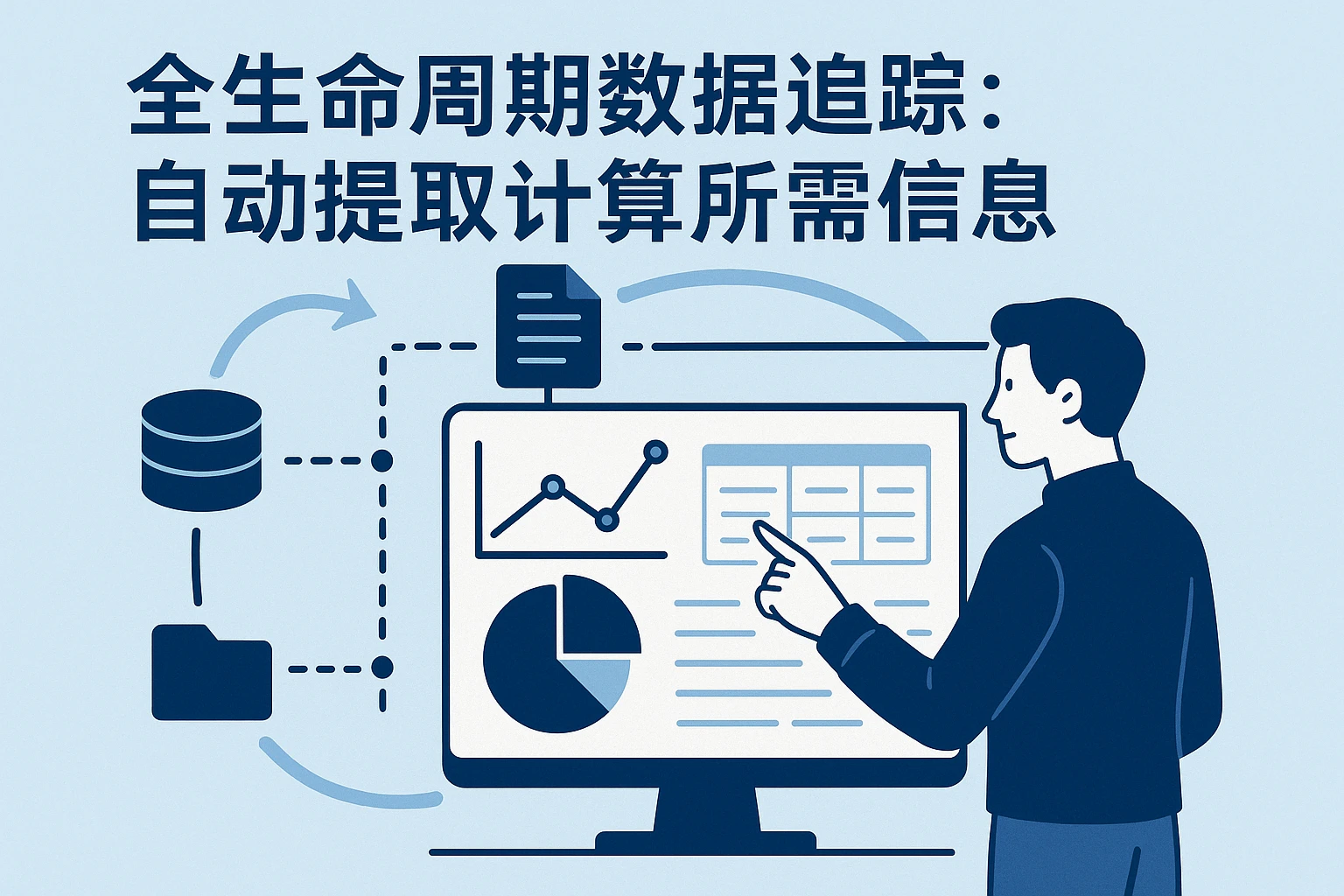 2. 全生命周期数据追踪：自动提取计算所需信息