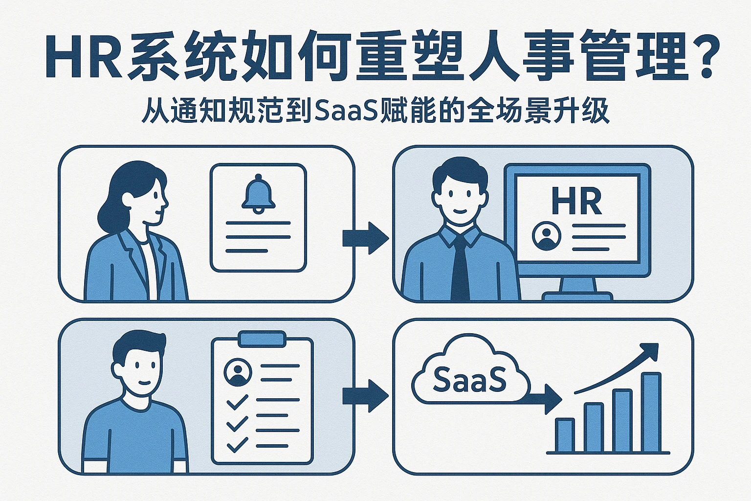 HR系统如何重塑人事管理?从通知规范到SaaS赋能的全场景升级