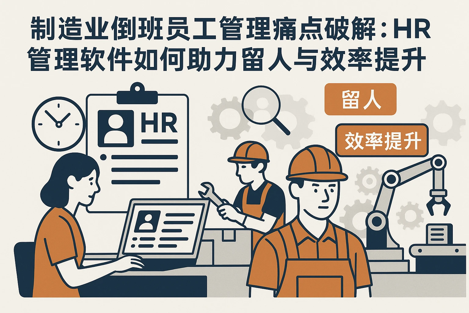 制造业倒班员工管理痛点破解：HR管理软件如何助力留人与效率提升