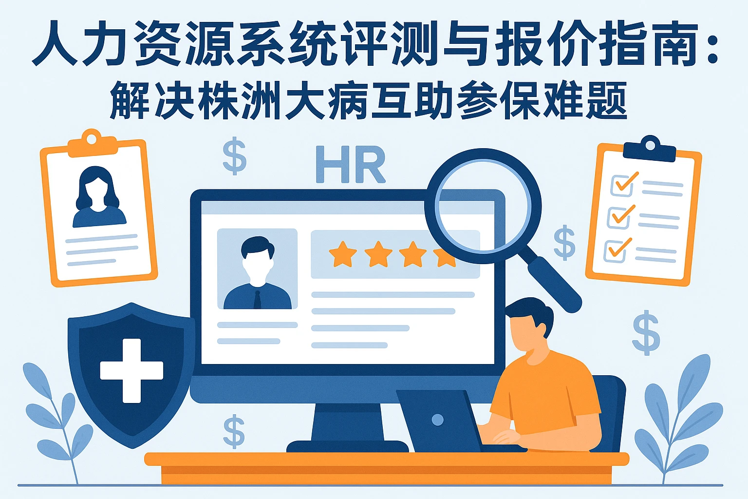 人力资源系统评测与报价指南：解决株洲大病互助参保难题