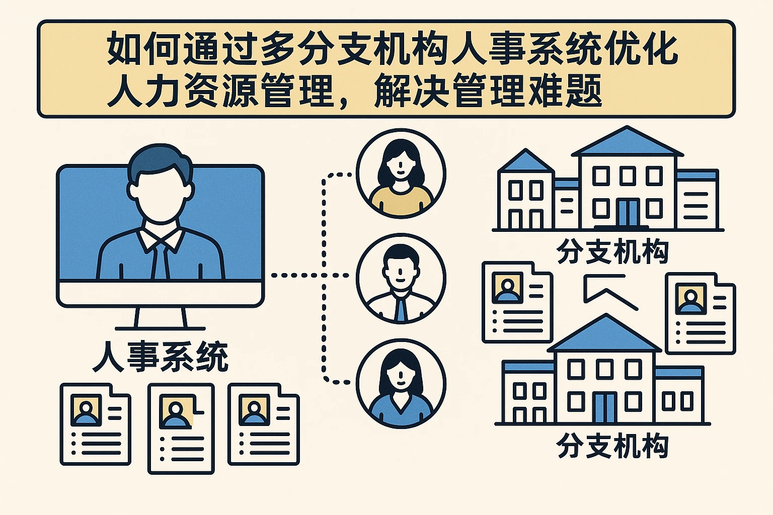 如何通过多分支机构人事系统优化人力资源管理，解决管理难题
