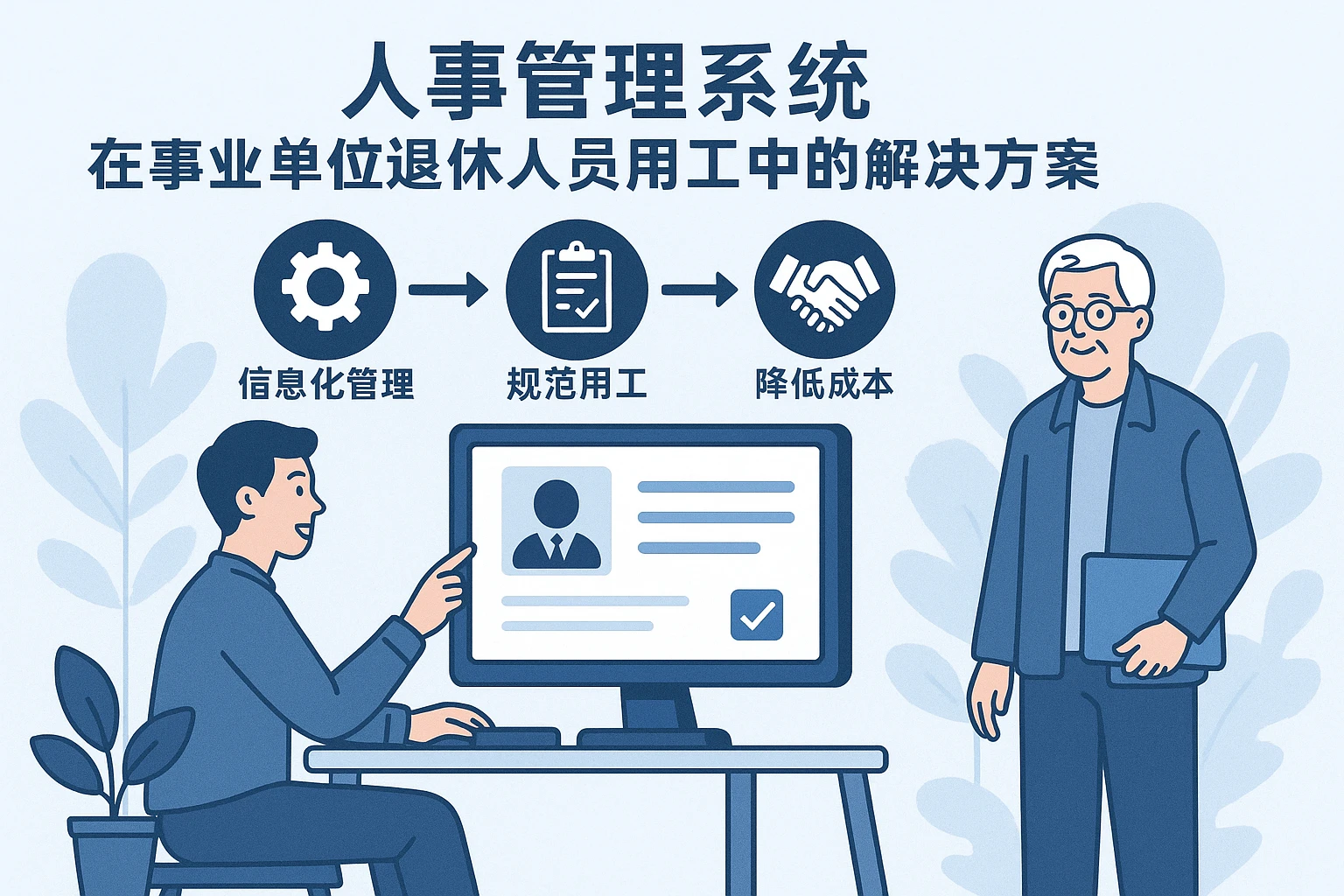 人事管理系统在事业单位退休人员用工中的解决方案