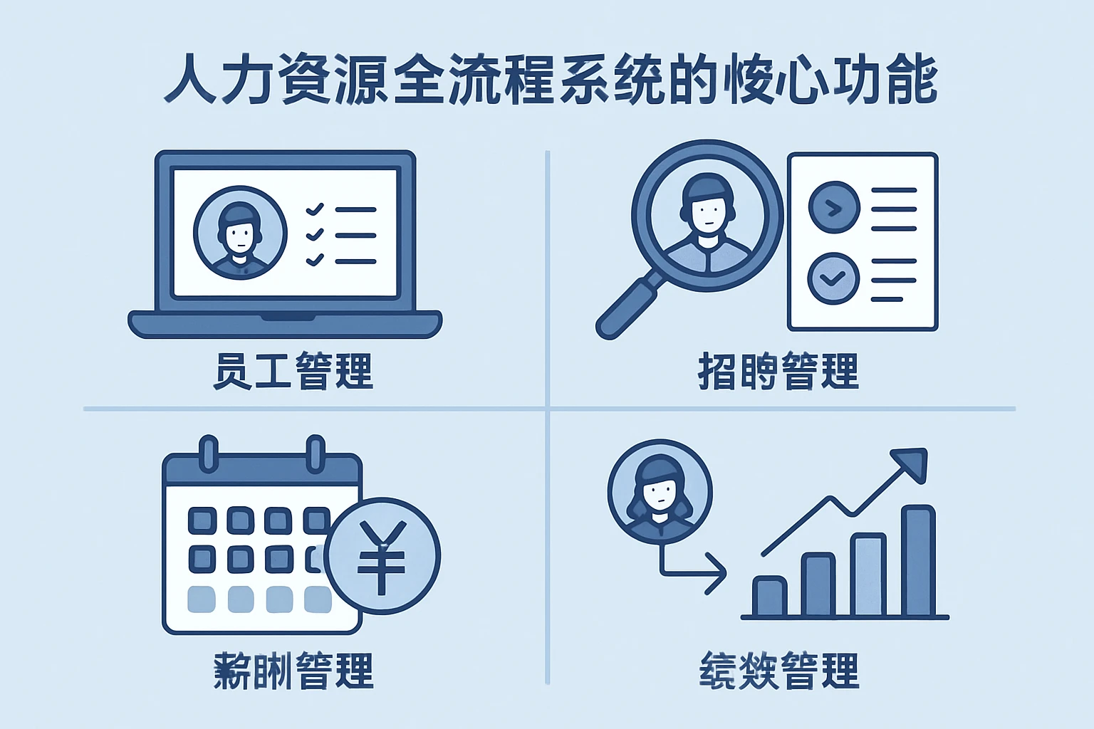 人力资源全流程系统的核心功能