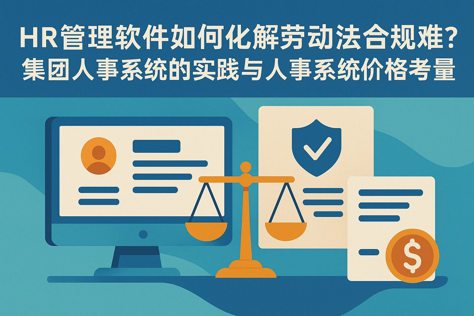 HR管理软件如何化解劳动法合规难题？集团人事系统的实践与人事系统价格考量