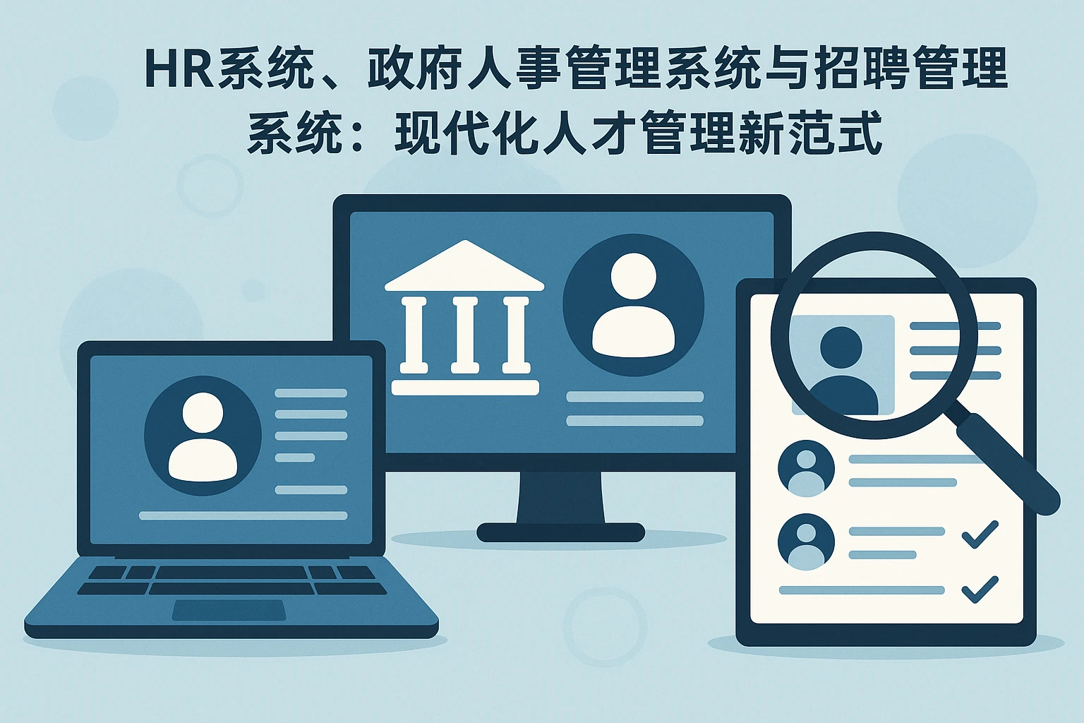 HR系统、政府人事管理系统与招聘管理系统:现代化人才管理新范式
