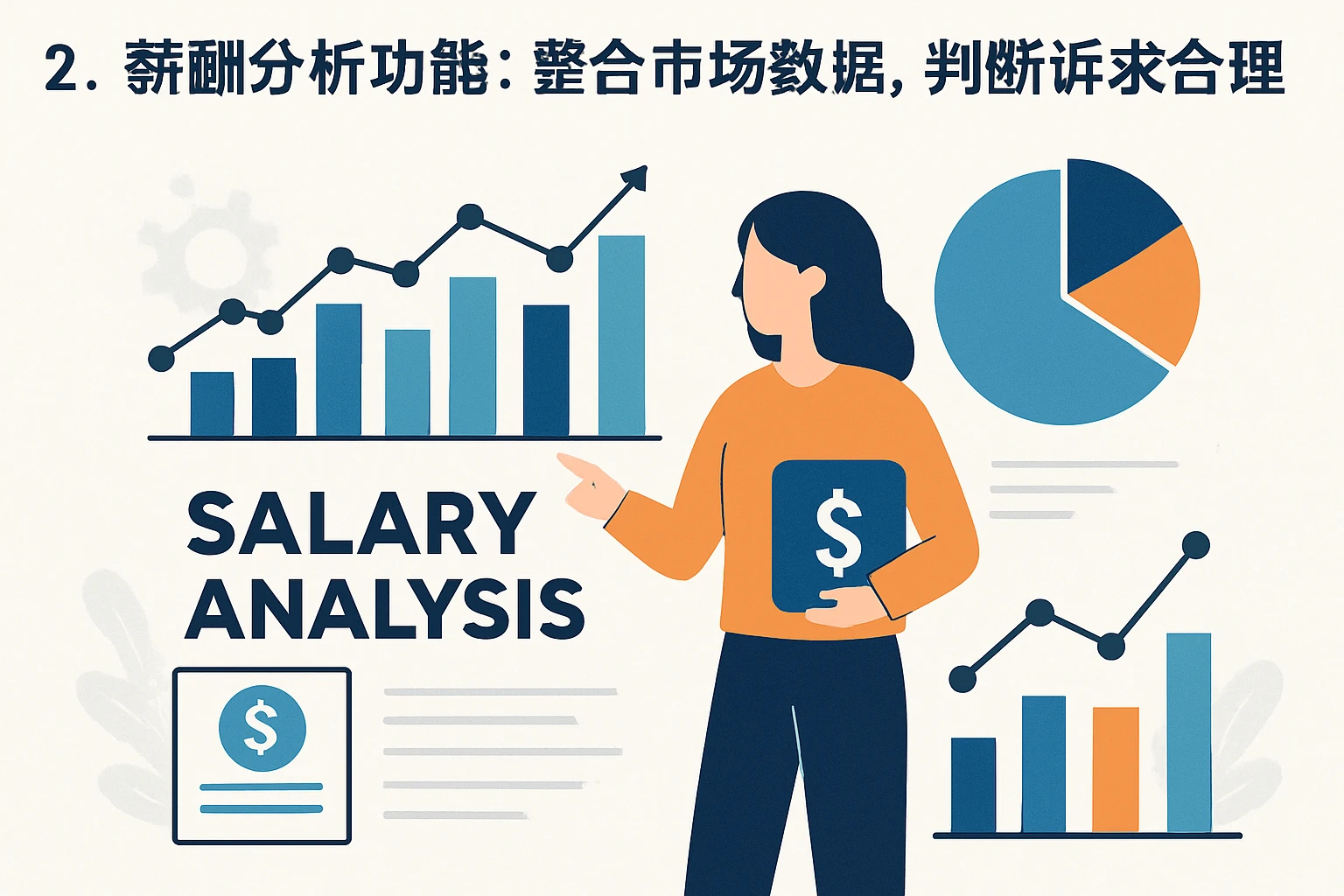 2. 薪酬分析功能：整合市场数据，判断诉求合理性
