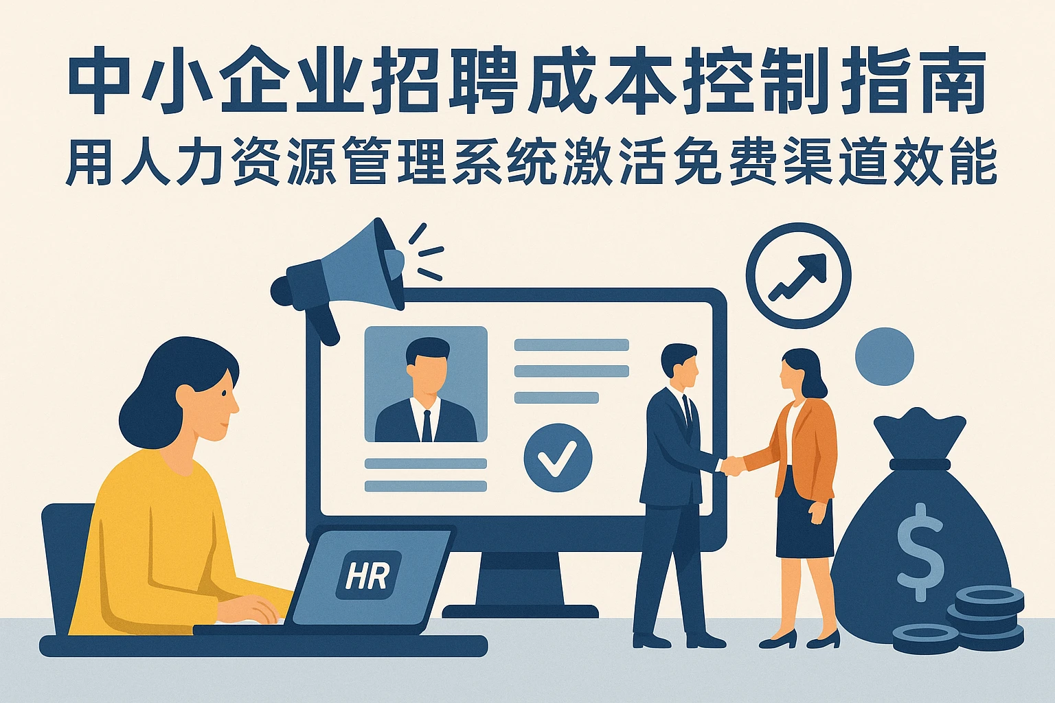 中小企业招聘成本控制指南：用人力资源管理系统激活免费渠道效能