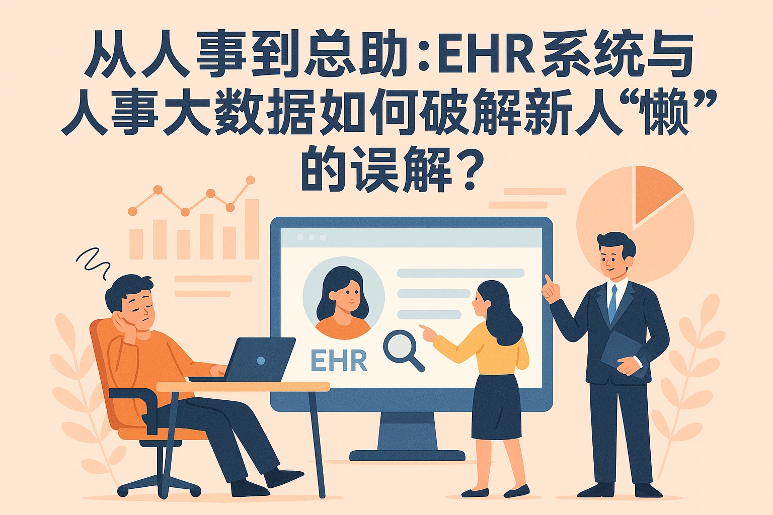 从人事到总助:EHR系统与人事大数据如何破解新人“懒”的误解?