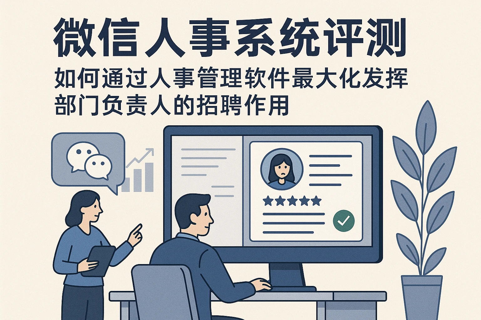 微信人事系统评测：如何通过人事管理软件最大化发挥部门负责人的招聘作用