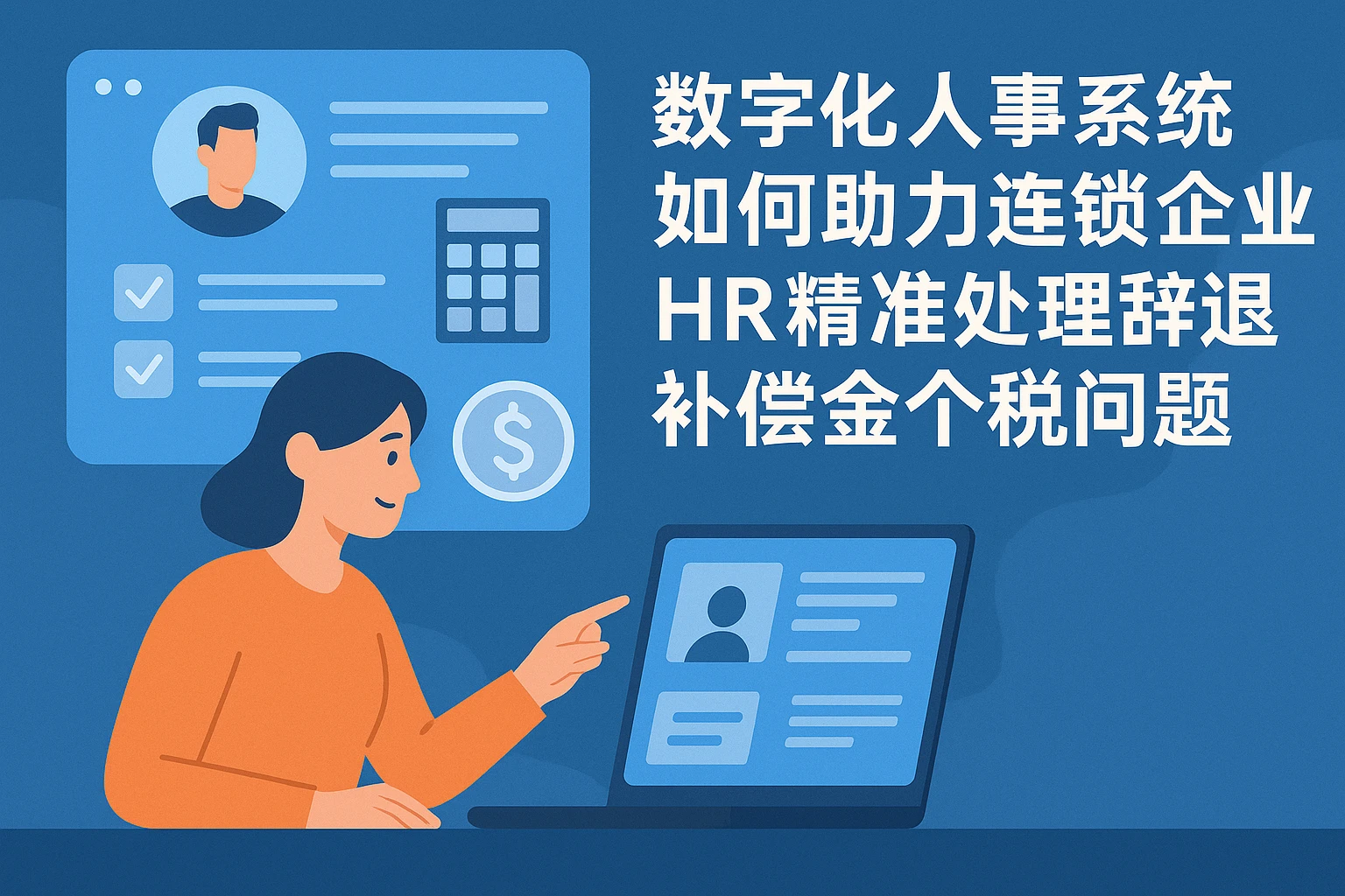 数字化人事系统如何助力连锁企业HR精准处理辞退补偿金个税问题